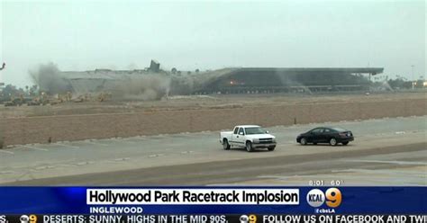 Crews Implode Historic Hollywood Park Racetrack Grandstand For New ...