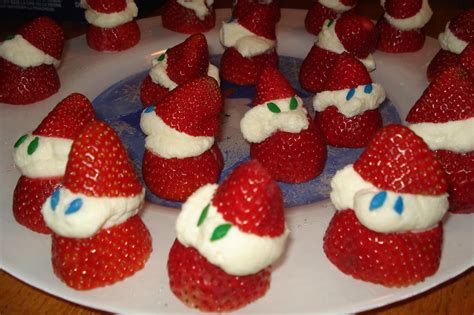 strawberry santas | Strawberry Santas with a cream cheese fr… | Flickr