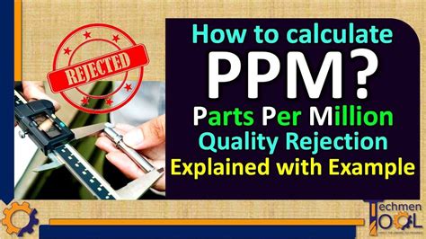 What is PPM?| Parts Per Million Calculation | Quality Rejection| NC Product | Explained with ...