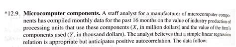 a *12.9. Microcomputer components. A staff analyst | Chegg.com