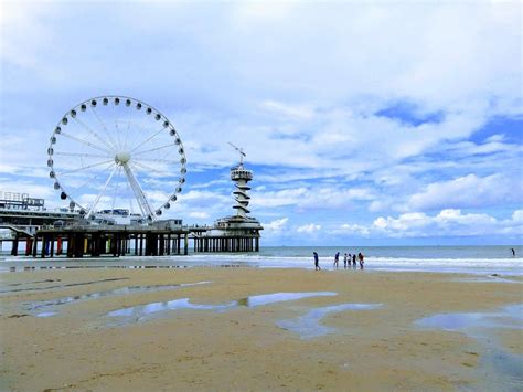 Scheveningen Beach - The Hague, Netherlands | Netherlands, Beach, Cloudy