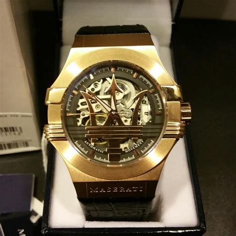 NEW Maserati Potenza Automatic Rose Gold Watch, Luxury, Watches on ...