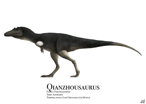 Qianzhousaurus by PrehistoryByLiam on DeviantArt