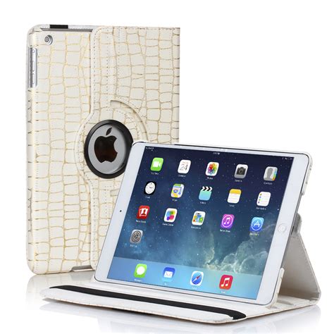 New Apple iPad Air 5 5th Gen 360 Rotating PU Leather Case Smart Cover Stand | eBay