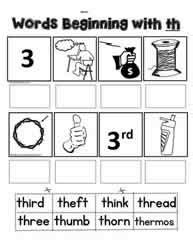 Free Printable Th Digraph Worksheets - img-egg