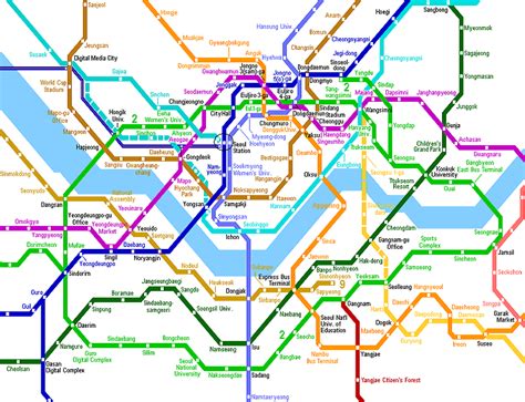 MetroScheme.com - Seoul subway map, Seoul Metro Scheme, Seoul ...