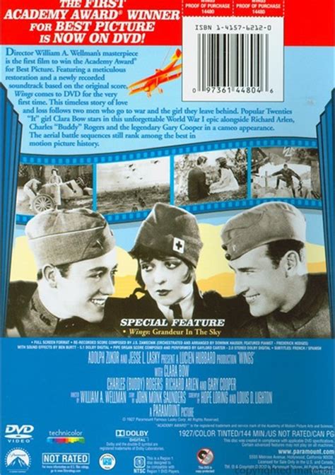 Wings (DVD 1927) | DVD Empire