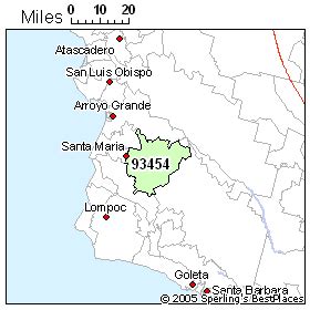 Santa Maria Zip Code Map | Draw A Topographic Map