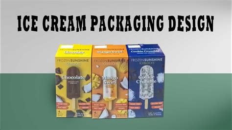 ice cream packaging box design - paper packaging solution Provider - YouTube