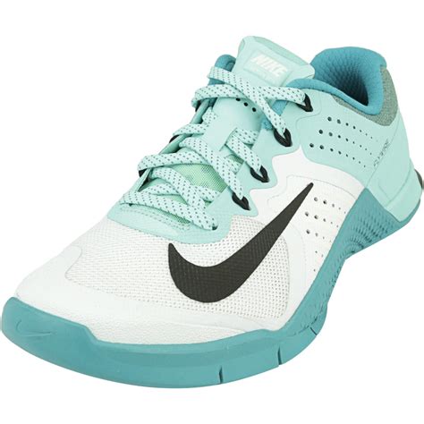 Nike Women's Metcon 2 White / Black Hyper Turquoise Ankle-High Training ...