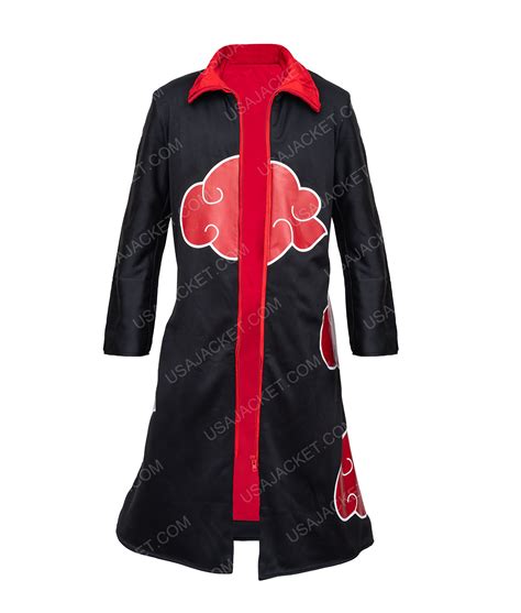 Naruto Akatsuki Cloak Cloud Print Coat - USA Jacket