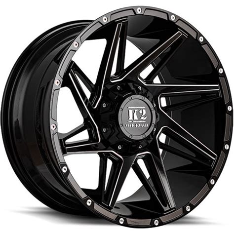 Borghini B18 Black with Machined Face | MachinedWheels