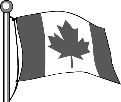 Canada Flag Outline - ClipArt Best