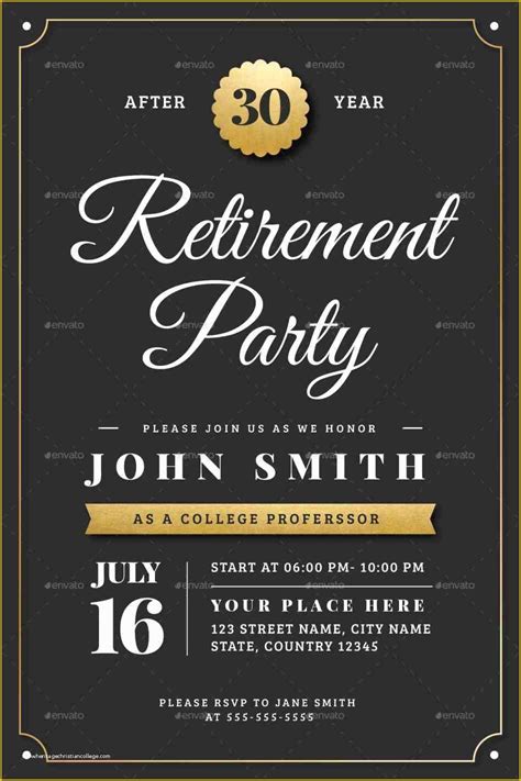 Powerpoint Flyer Templates Free Of Retirement Flyer Template Powerpoint Cool Invitation Ideas ...