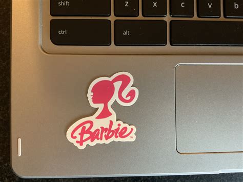 Barbie Logo Die Cut Sticker / Water Resistant | Etsy