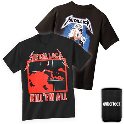 Metallica T-Shirt Kill Em All Album Cover T-Shirt + Coolie (S ...