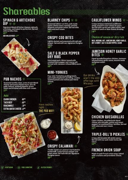 Fionn MacCool’s Menu Canada & Latest Prices 2023