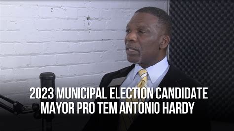 2023 Municipal Election candidate Mayor Pro Tem Antonio Hardy — Neuse News