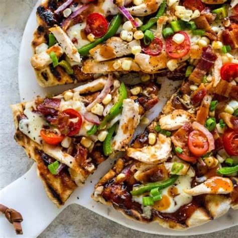 Grilled BBQ Chicken Pizza Recipe - Jessica Gavin