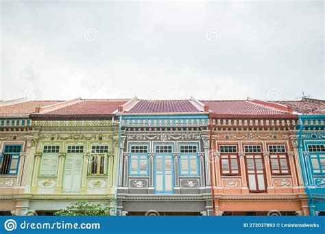 Peranakan House Singapore Heritage Culture Stock Image - Image of ...