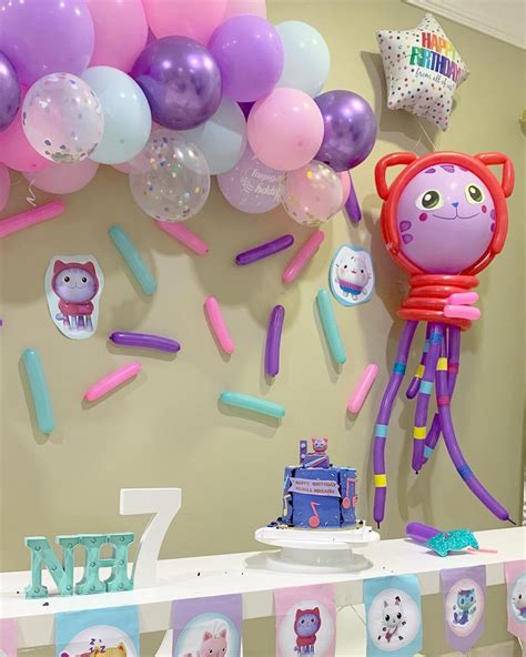 Gabby dollhouse party | Cat birthday party, Cat themed birthday party ...