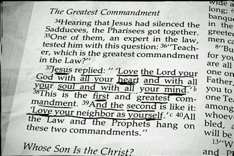 The Greatest Commandment - BRETT J. ANDERSON