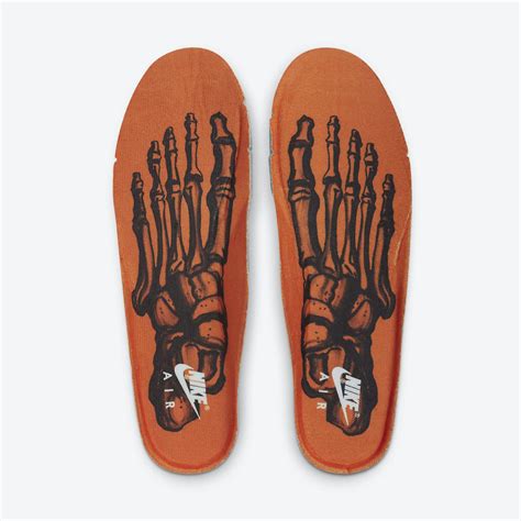 Nike Air Force 1 Skeleton Orange CU8067-800 Release Date - SBD