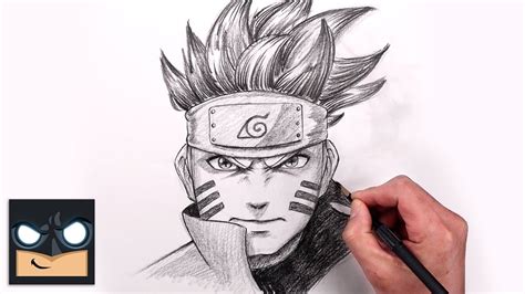 Comment dessiner le mode Naruto Kurama | Leçon d'art de croquis (étape par étape)