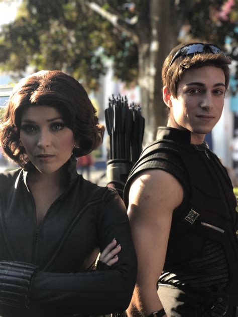 Black Widow and Hawkeye tandem meet and greet. : r/Disneyland