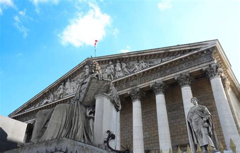 The French National Assembly , Paris, France Stock Photo - Image of bourbon, architecture: 143423944