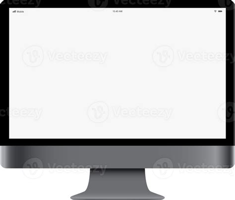 Laptop Display With Blank White Screen 23640225 Png - vrogue.co