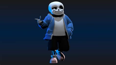 Sans Blender 4k Render by AndyPurro on DeviantArt