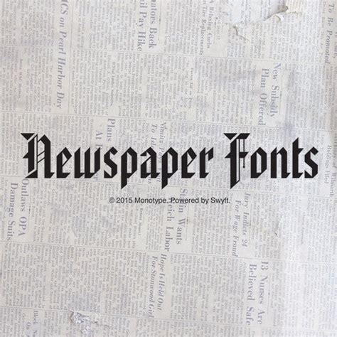 Newspaper Fonts Package Is Hot off the Press - Picsart Blog