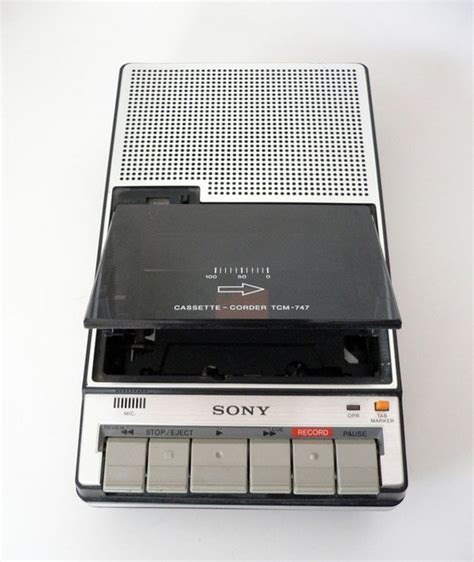 Vintage 1980 Cassette Player and Recorder by Sony Made in