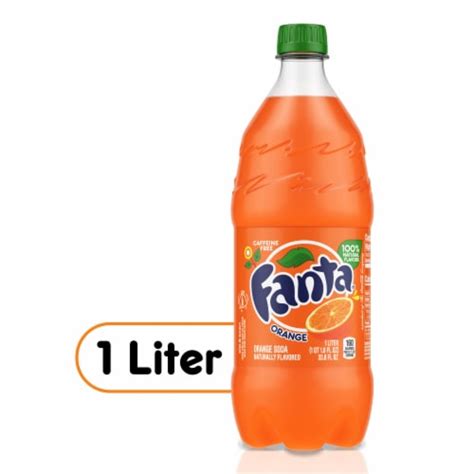 Fanta Orange Flavored Soda, 1 L - Kroger