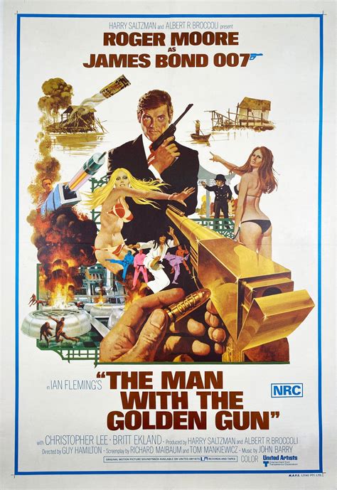 The Man With the Golden Gun - Vintage Film Poster 1974 – Affiche Studio ...