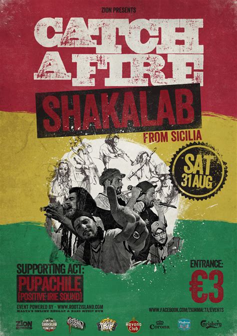 Reggae poster designs on Behance