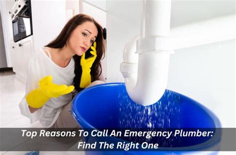 Top Reasons To Call An Emergency Plumber: Find The Right One | BUILD