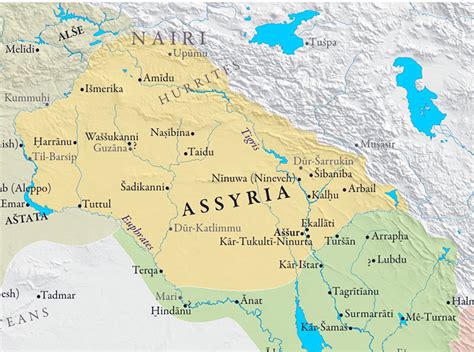 Assyrian Empire Map