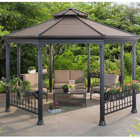 This amazing metal gazebo is a really inspiring and glorious idea # ...