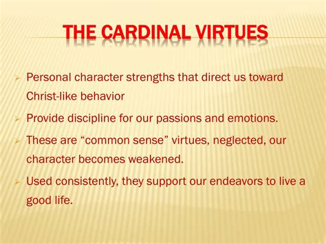 PPT - The Cardinal Virtues PowerPoint Presentation, free download - ID ...