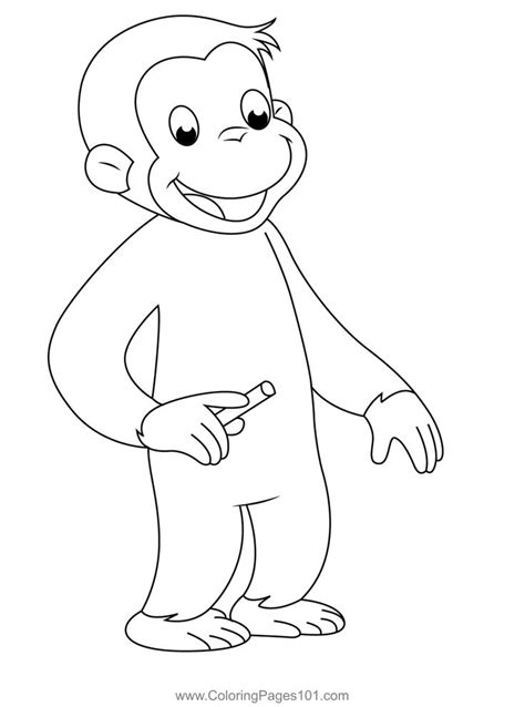 Pin on Curious George Coloring Pages