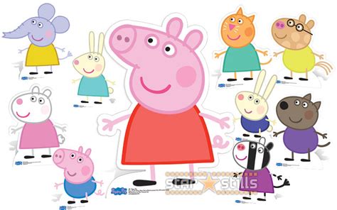 Peppa Pig and Friends Cardboard Cutout Collection buy cutouts ...