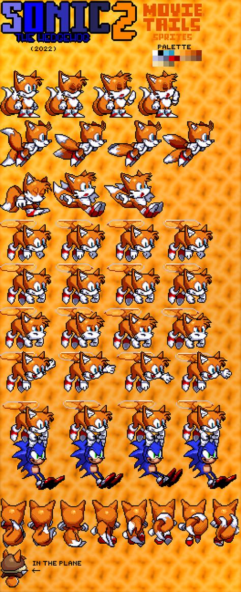 Pixilart - Sonic The Hedgehog 2 (2022) Tails Sprites by Jmear-Collins96