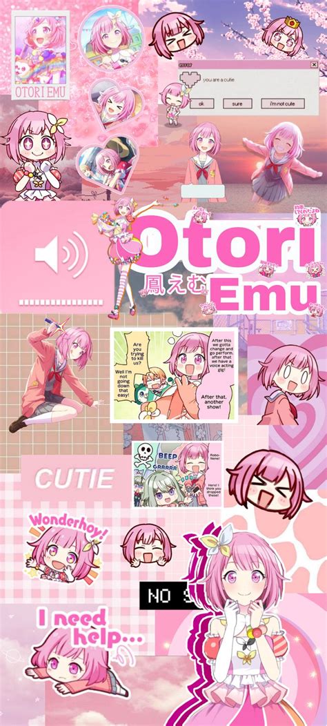 Emu Otori wallpaper in 2022 | Wallpaper, Voice acting, Cutie