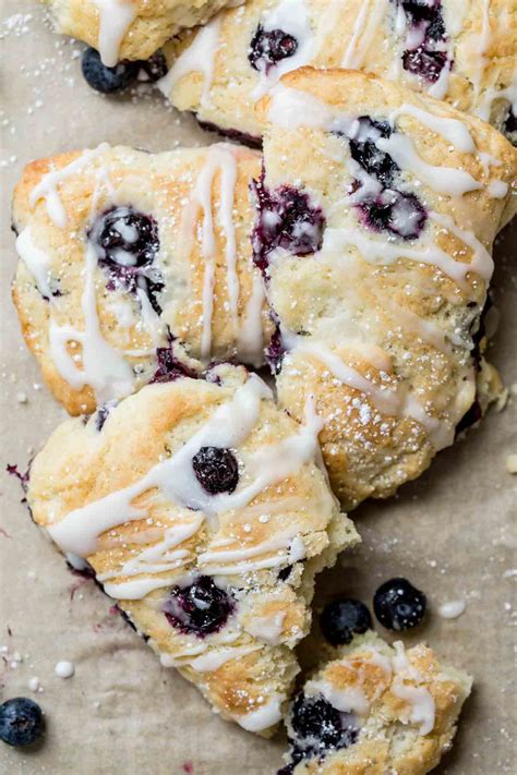 Lemon Blueberry Scones Recipe - Valentina's Corner