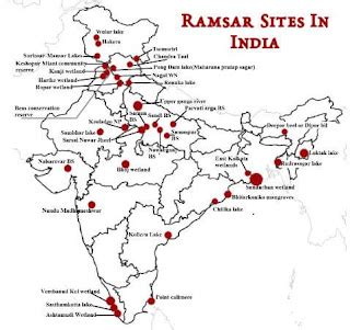 Ramsar Wetland Sites in India