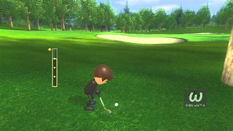 Wii Sports: Golf: Hitting the Green - My Record (57.3 ft.) - YouTube