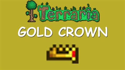 Terraria - Gold Crown - YouTube