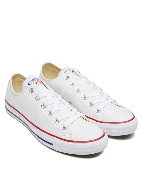 Converse Womens Chuck Taylor All Star Leather Shoe - White | SurfStitch